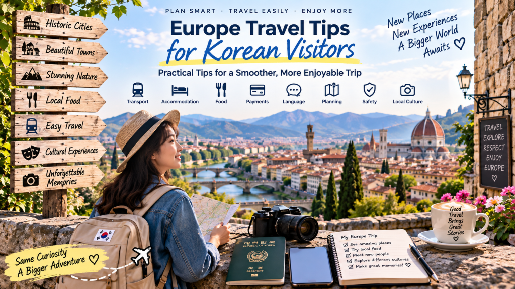 Europe Travel Tips for Korean Visitors