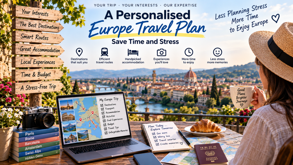 How a Personalised Europe Travel Plan Can Save Time and Stress